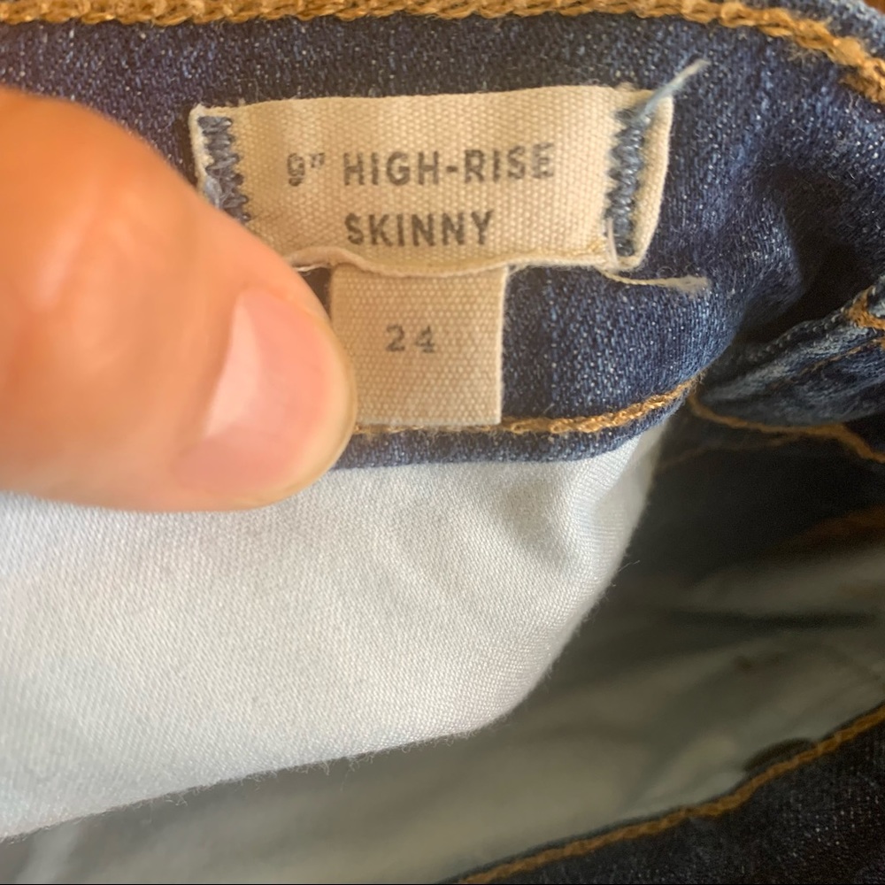 Madewell 9” High Rise Skinny Jeans - Picture 5 of 6